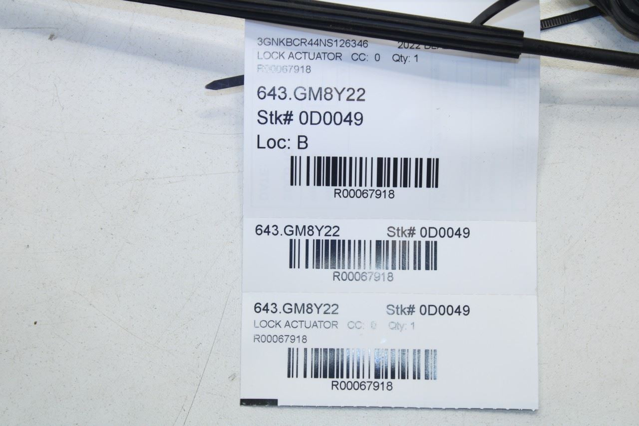 2019-2024 Chevrolet Blazer 2LT Front Left Side Door Lock Latch Actuator 13546475 - Alshned Auto Parts