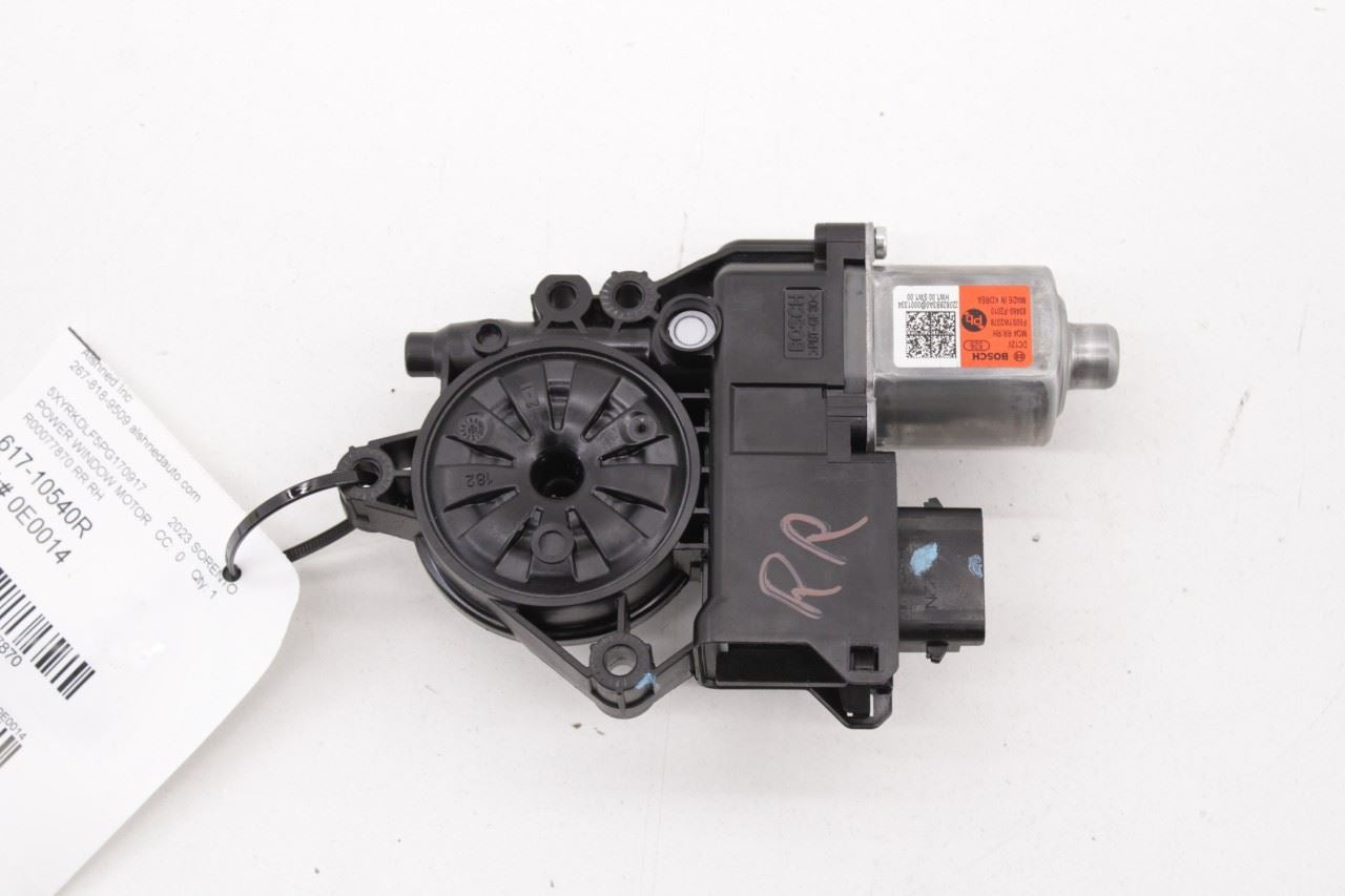 2021-2024 Kia Sorento X-Line SX Prestige Rear Right Door Power Window Motor OEM - Alshned Auto Parts