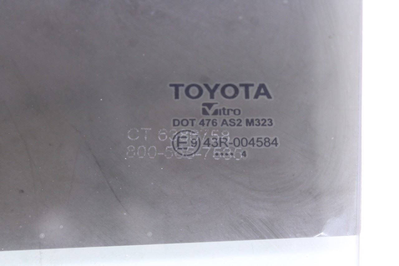2020-2024 Toyota Corolla LE Rear Left Driver Side Door Window Glass 68104-024704