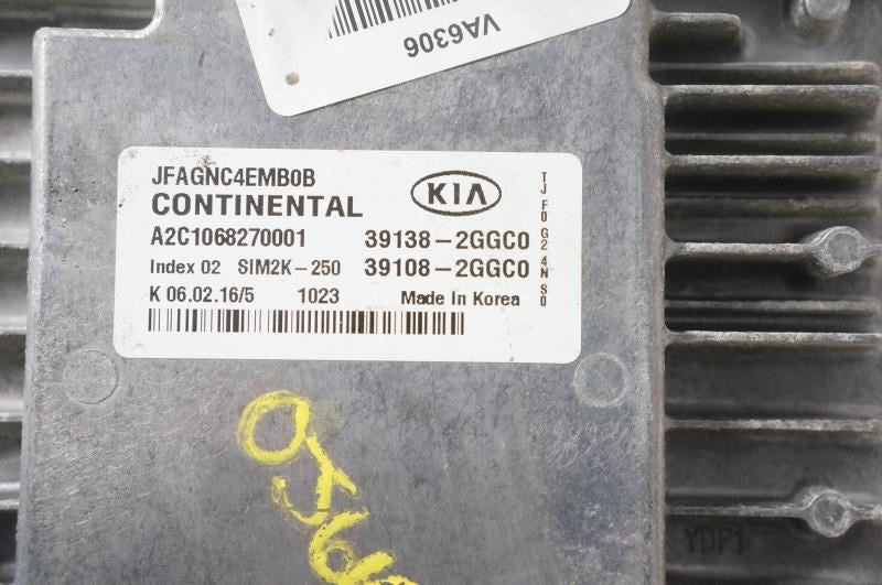 2016-2018 Kia Optima 2.4L Engine Computer Control Module ECU ECM 39108-2GGC0 OEM - Alshned Auto Parts