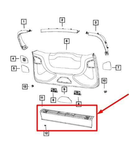 17-2024 Chrysler Pacifica Liftgate Trunk Sill Scuff Plate 5RH96PD2AE OEM *ReaD* - Alshned Auto Parts
