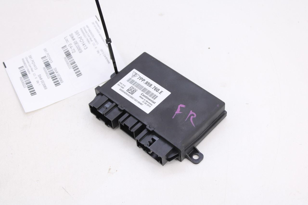 2013-2014 Porsche Cayenne S Front Right Passenger Side Power Seat Control Module7