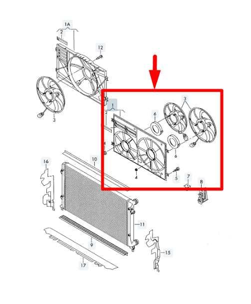 11-15 Volkswagen Jetta 2.0L Dual Radiator Cooling Fan Motor Assy 1K0121207BB OEM - Alshned Auto Parts