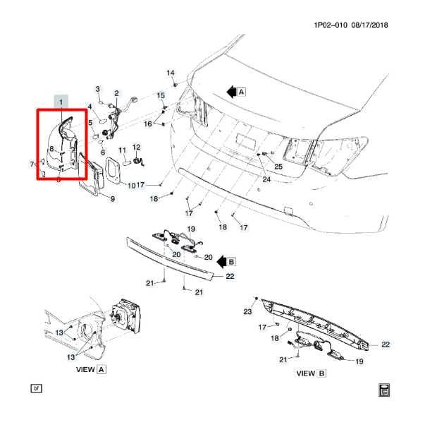 2011-2016 Chevrolet Cruze Rear Passenger Right Side Tail Light Lamp 94540777 OEM - Alshned Auto Parts