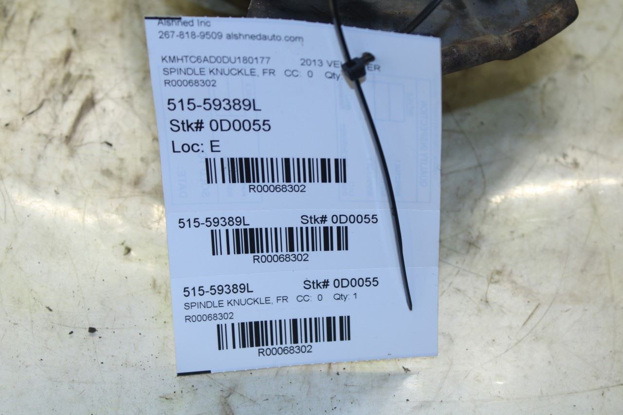 2011-2017 Hyundai Veloster Base Front Left Side Spindle Knuckle Hub 51715-2V000 - Alshned Auto Parts