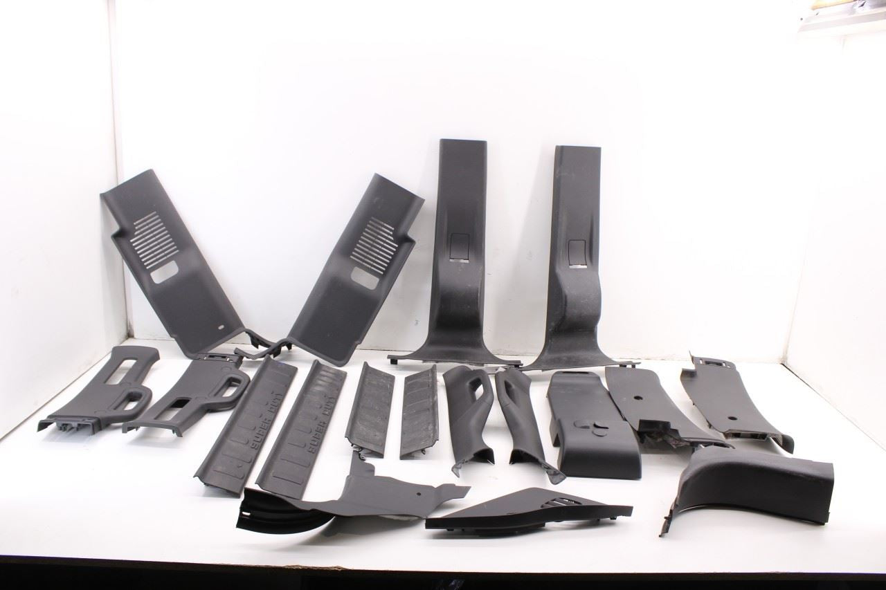 2011-16 Ford F250 Interior RH and LH A/B/C Pillars and Door Sill Trim Set *ReaD* - Alshned Auto Parts