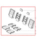 14-17 Dodge Durango SXT AWD Rear Right and Left Side 3rd Row Seat Full Complete - Alshned Auto Parts