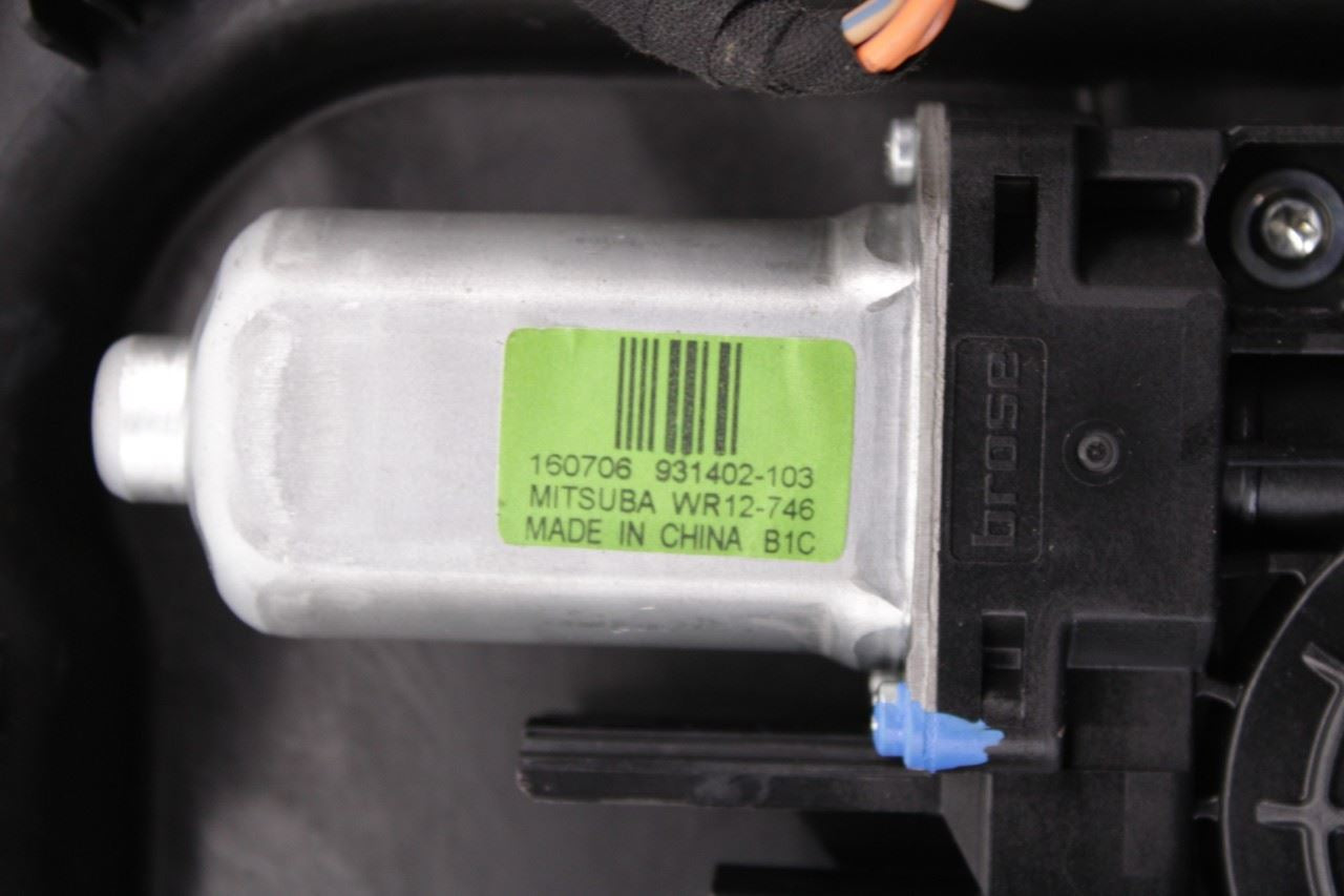 2011-22 Jeep Grand Cherokee Overland Rear Left Door Window Regulator w/ Carrier - Alshned Auto Parts