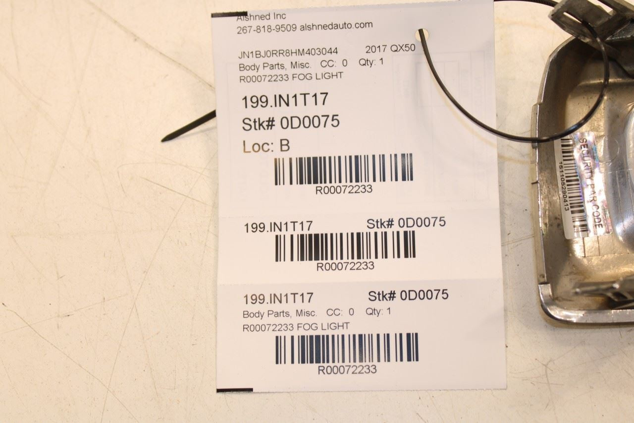2015-2017 Infiniti QX50 Front Left Driver Side Fog Light Bezel 62257-5UA0A OEM - Alshned Auto Parts