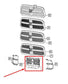 13-18 Ram 1500 Crew Cab Laramie Front Radiator Active Shutter Grille 68104712AC - Alshned Auto Parts