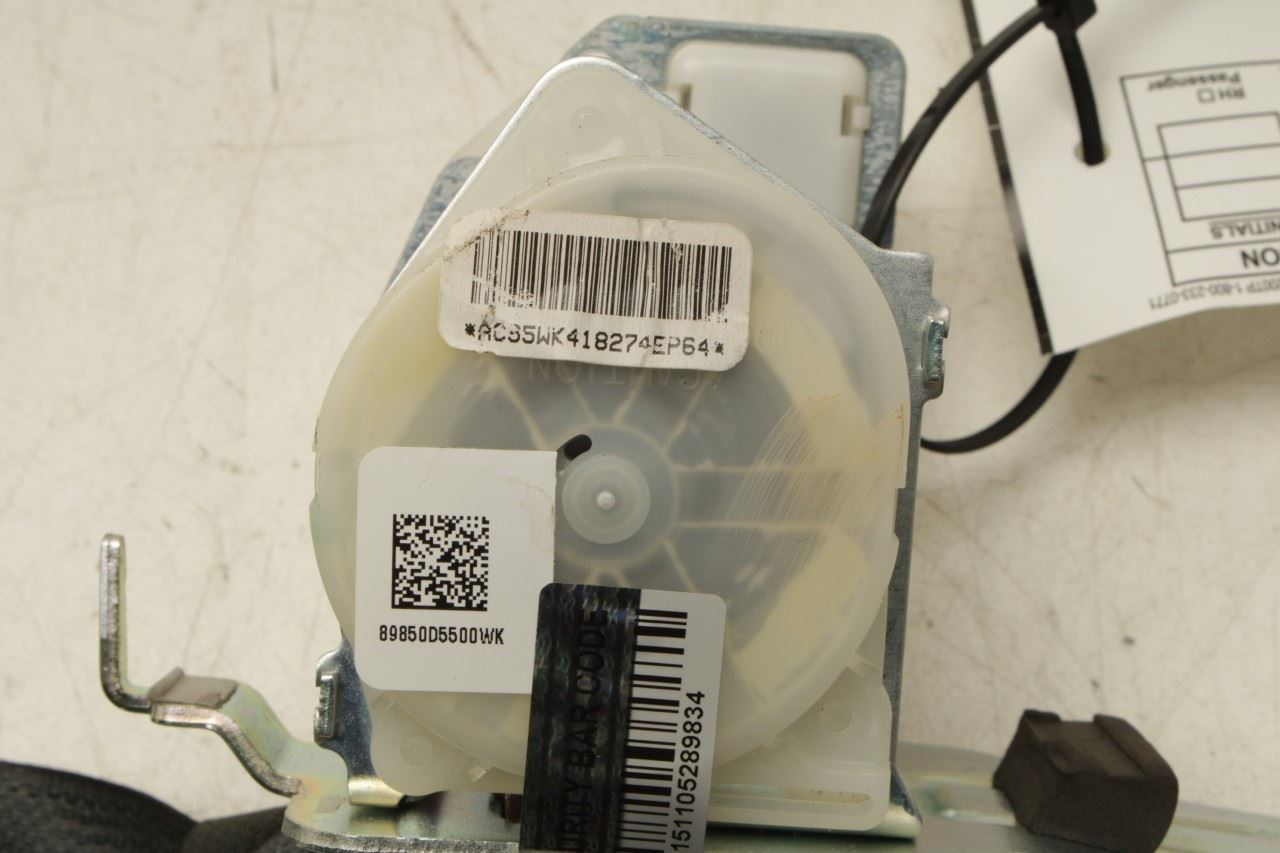 2016-20 Kia Optima LX 2.4L Rear Center 2nd Row Seat Belt Retractor 89850D5500WK - Alshned Auto Parts