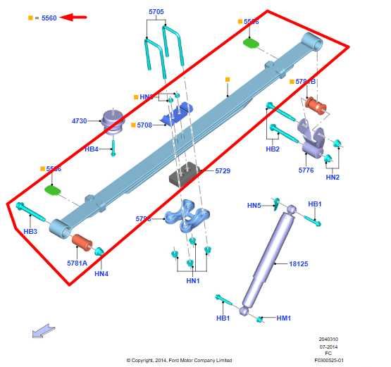2015-20 Ford F150 Super Cab Lariat 2.7L 4WD Rear Left or Right Side Leaf Spring - Alshned Auto Parts