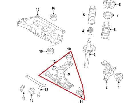 2019-2026 Volkswagen Jetta SE FWD Front Left Lower Control Arm 5QM-407-151-B OEM1