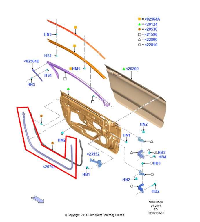 15-26 Ford Mustang GT Right Left Side Door Lower Weather-strip Seal On Body Set - Alshned Auto Parts