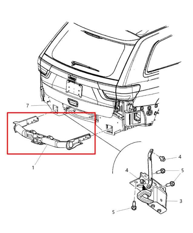 11-25 Jeep Grand Cherokee Summit Rear Bumper Tow Trailer Hitch w/ Wire Connector - Alshned Auto Parts