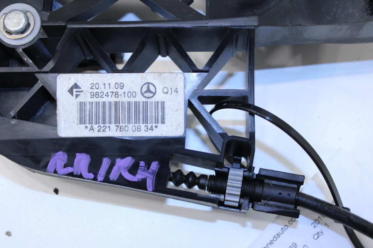 07-11 Mercedes-Benz S550 Rear Right Door Exterior Handle 221-760-10-70-9999 OEM - Alshned Auto Parts