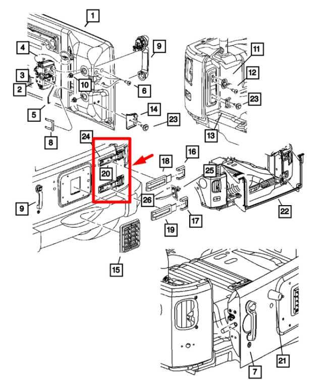 07-18 Jeep Wrangler Rear Tailgate Hinge Pair Up and Low w/ Bolts 55395401AH OEM - Alshned Auto Parts