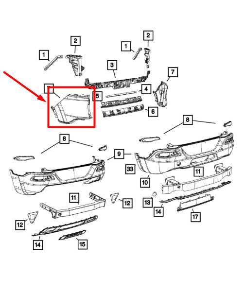 2014-2018 Jeep Cherokee Rear Left Side Upper Bumper Cover 5NJ91TZZAC OEM *ReaD* - Alshned Auto Parts