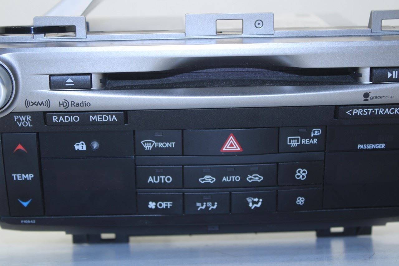 2014 Lexus GS350 Navigation Audio Radio Faceplate Control Panel with Receiver - Alshned Auto Parts