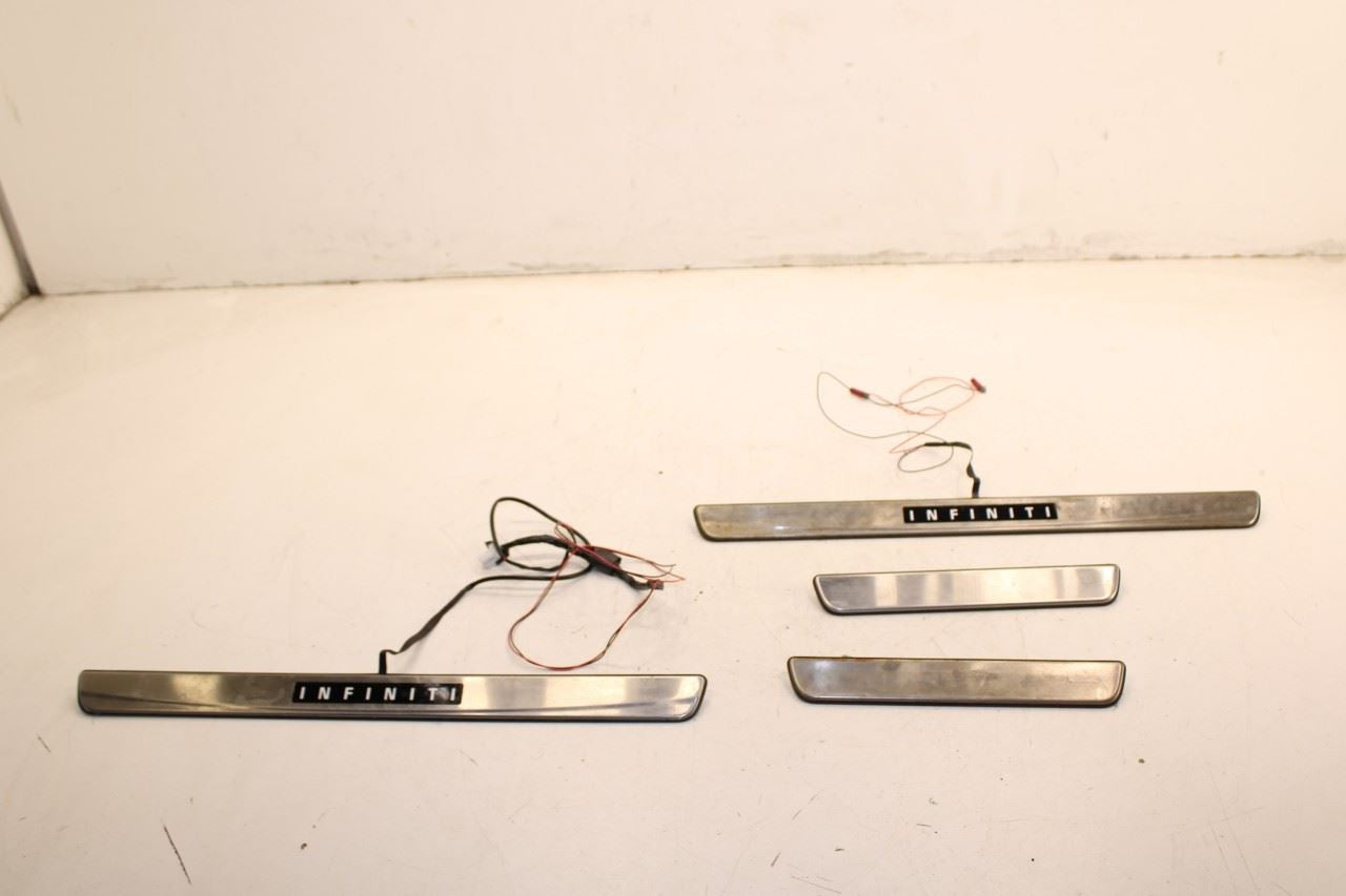17-20 Infiniti QX60 FR and RR Right and Left Side Door Sill Scuff Plate Set of 4 - Alshned Auto Parts