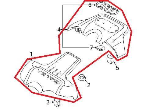 2012-2017 Audi A7 Premium 3.0L Engine Appearance Motor Cover Set of 2 06E103927K - Alshned Auto Parts