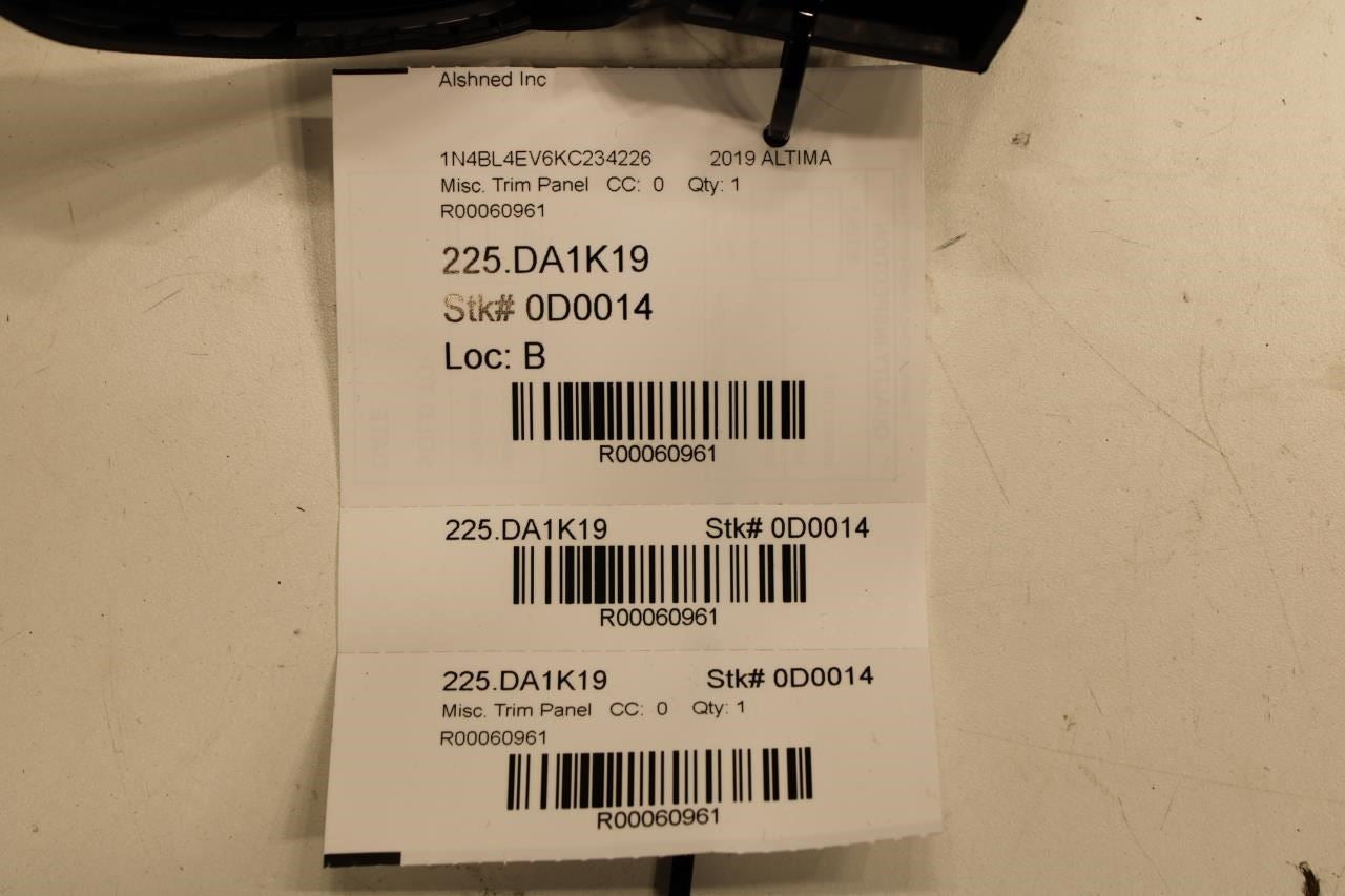 2019-2022 Nissan Altima SL Dash Speedometer Cluster Trim Bezel 68240-6CA1A OEM - Alshned Auto Parts