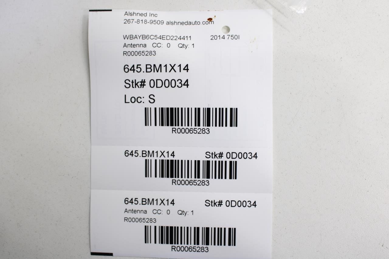 10-15 BMW 750i xDrive Comfort Access Keyless Entry Convenience Antenna Set of 8 - Alshned Auto Parts
