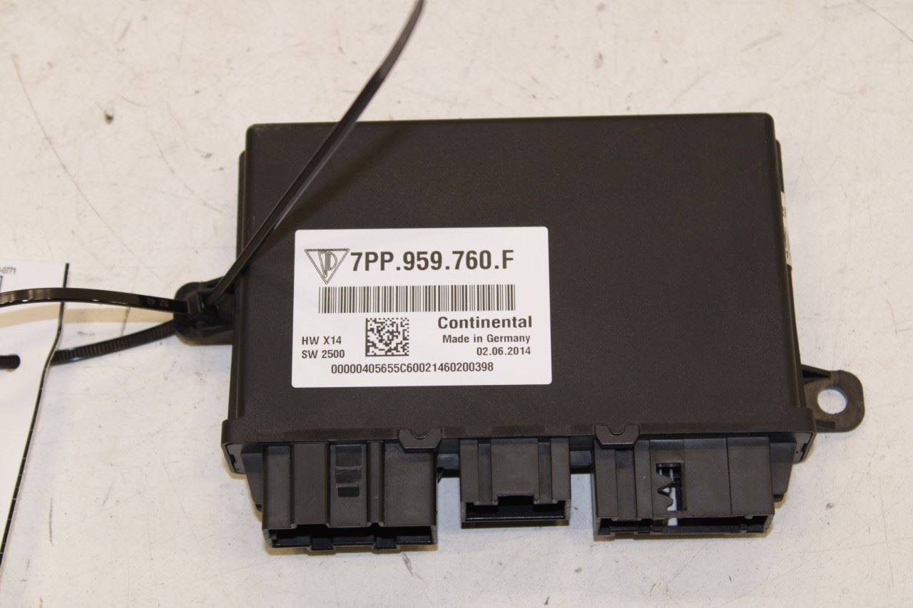 14-2018 Porsche Cayenne Platinum Front Left Power Seat Control Module 7PP959760F - Alshned Auto Parts