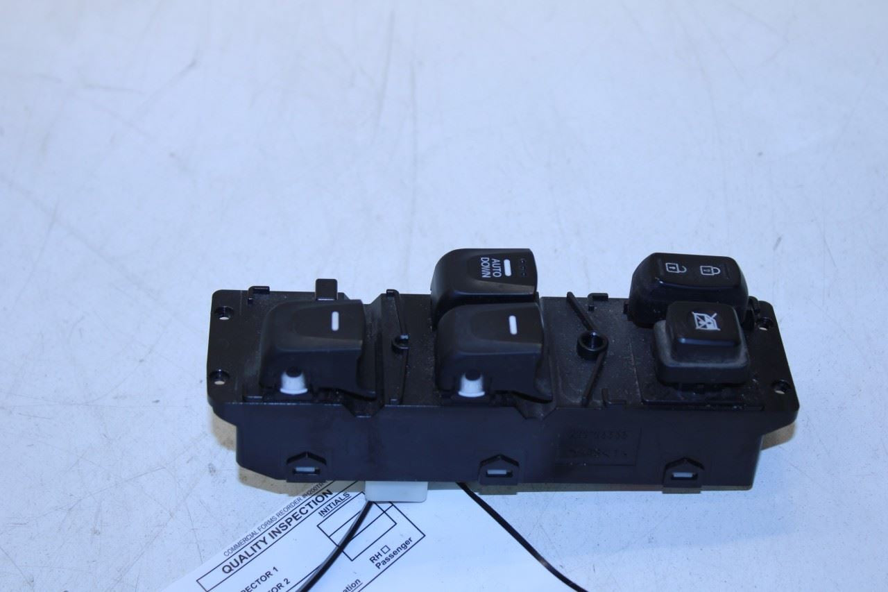 2011-2017 Hyundai Veloster Base FR LH Master Power Window Switch 93570-2V015-4X - Alshned Auto Parts