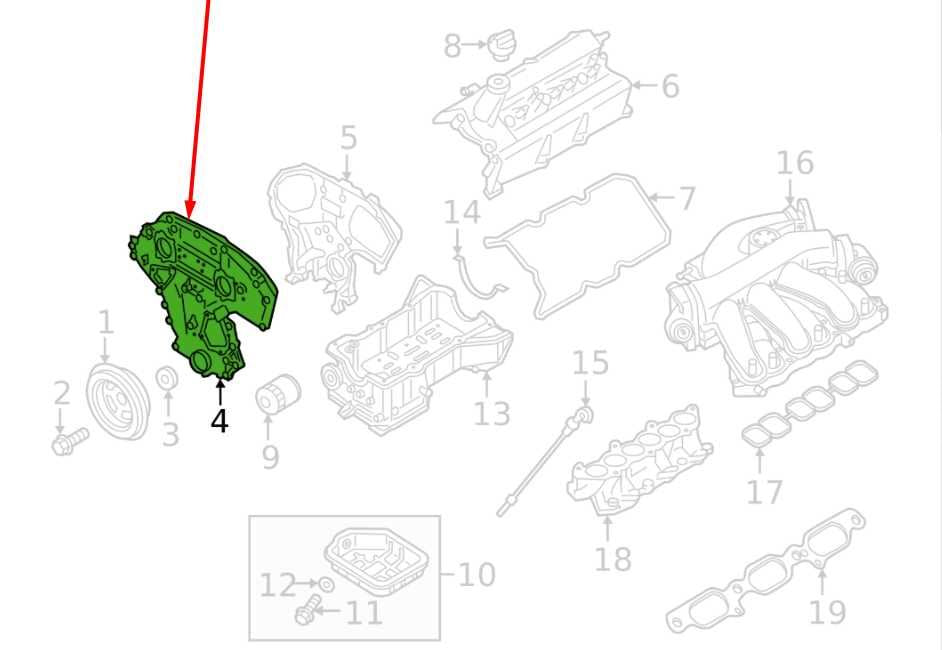 2014-24 Infiniti QX60 3.5L Engine Front Outer Timing Chain Cover 13500-6TA0A OEM1