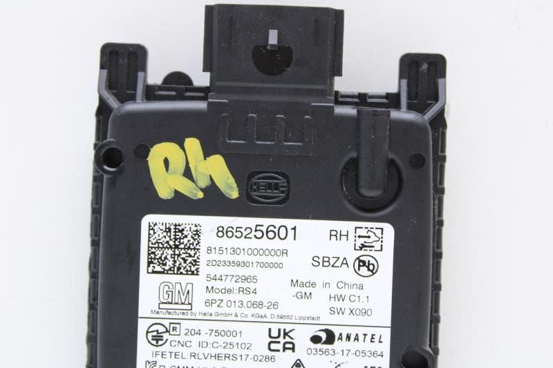 24-25 Chevrolet Trax Rear RH Passenger Side Blind Spot Radar Sensor 86525601 OEM - Alshned Auto Parts