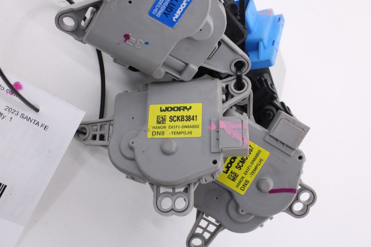2021-2023 Hyundai Santa Fe SEL HVAC Heater Blend Door Actuator Motor Set of 610
