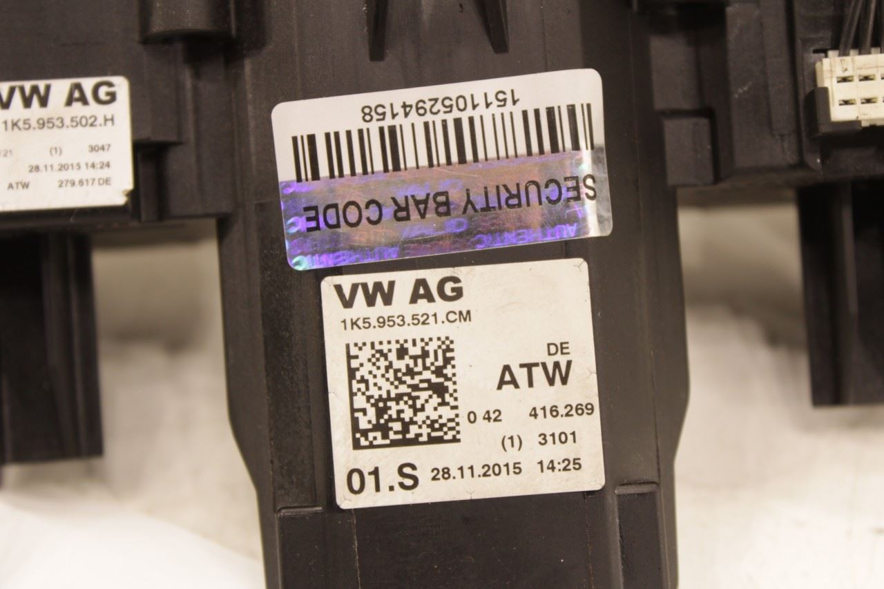 2016-22 Volkswagen Passat SE 1.8L Steering Column Light Turn Signal Wiper Switch - Alshned Auto Parts