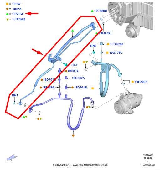 2015-20 Ford F150 Super Cab 2.7L AC Refrigerant Suction and Discharge Tube Hose - Alshned Auto Parts