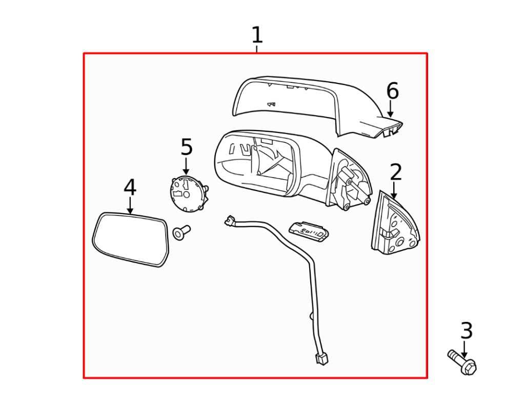 2011-2014 GMC Terrain 2.4L Driver Left Side Rear View Mirror 22818288 OEM - Alshned Auto Parts