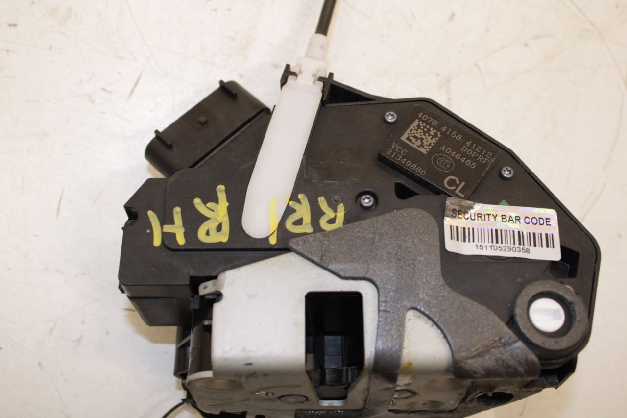 2015-2018 Volvo S60 T5 Premier Rear Right Side Door Lock Latch Actuator 31349866 - Alshned Auto Parts