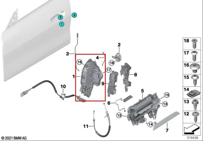 2023-2025 BMW 430i Gran Coupe xDrive Front Left Side Door Lock Latch Actuator - Alshned Auto Parts