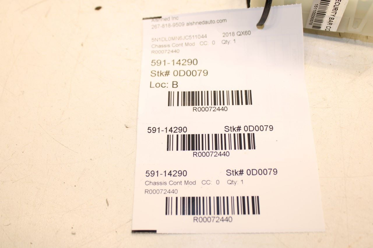 2016-2019 Infiniti QX60 Power Liftgate Back Door Control Module 284G4-3JA7B OEM - Alshned Auto Parts