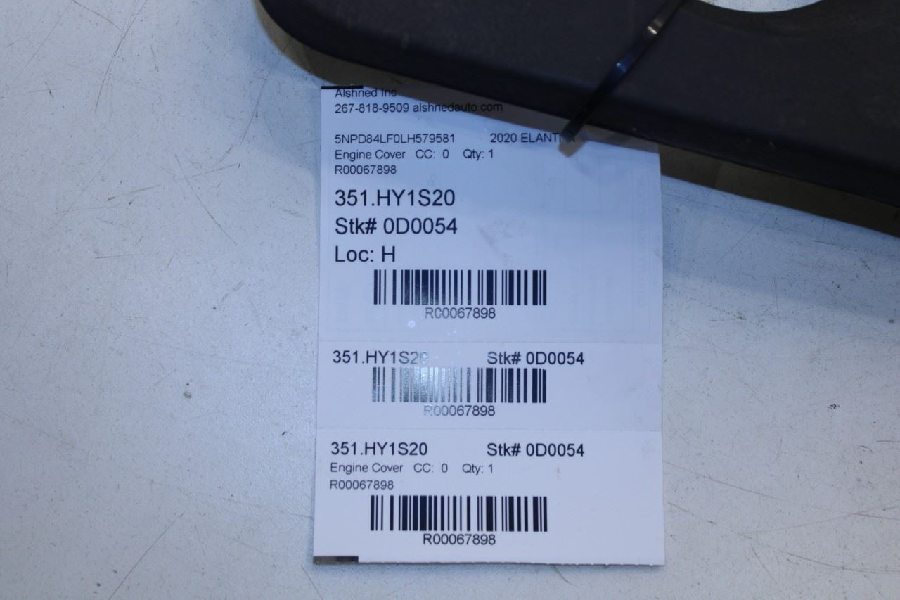 2019-2020 Hyundai Elantra SEL 2.0L Engine Appearance Motor Cover 29240-2E061 OEM - Alshned Auto Parts