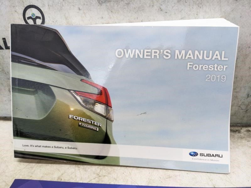 2019 Subaru Forester Owners Manual Set with Case MSA5M1902A OEM - Alshned Auto Parts