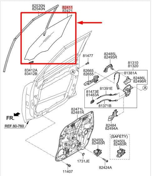 2016-2019 Kia Soul Front Left Driver Side Door Window Glass 82410-B2050 OEM - Alshned Auto Parts