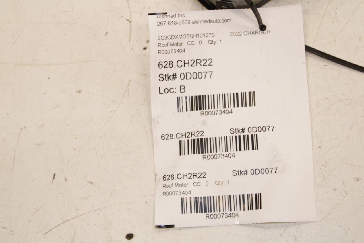 2011-2023 Dodge Charger GT AWD Power Roof Sunroof Motor 68082477AE OEM - Alshned Auto Parts