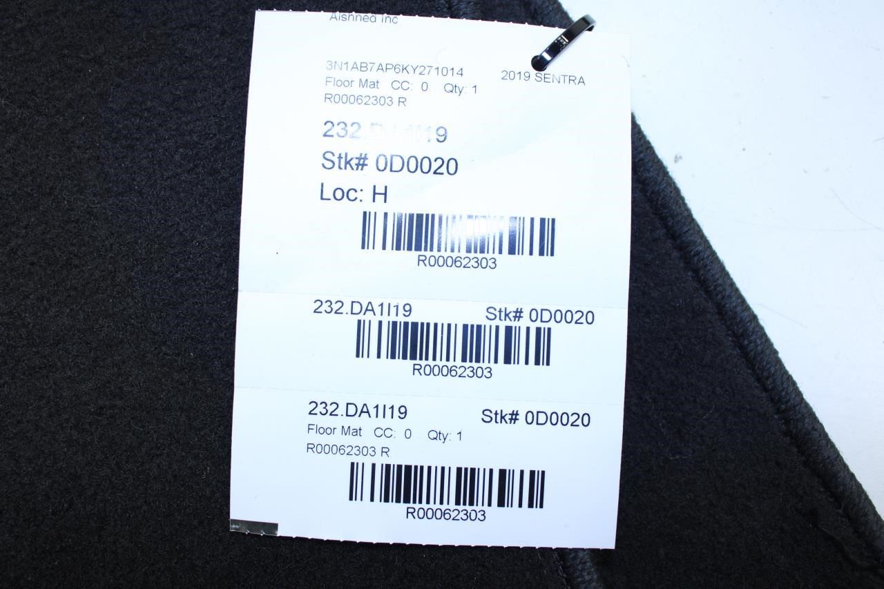 13-19 Nissan Sentra SV Front and Rear Interior Carpet Floor Mats 999E2-L2000 OEM - Alshned Auto Parts