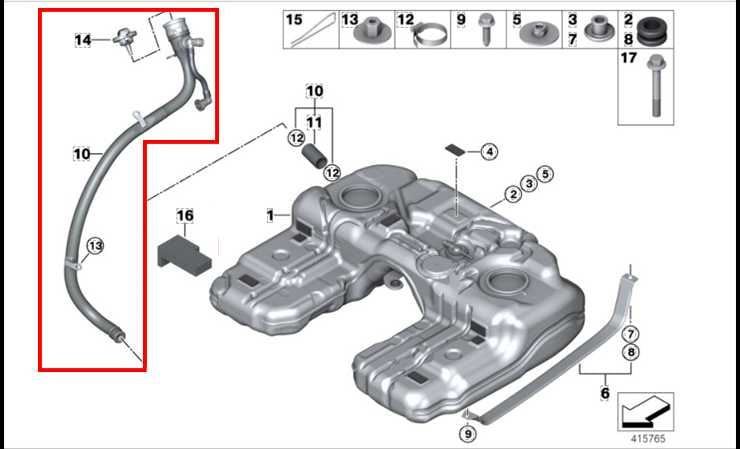 2007-2018 BMW X5 xDrive35i 3L Fuel Filler Neck Tube Pipe 16117164255 OEM - Alshned Auto Parts