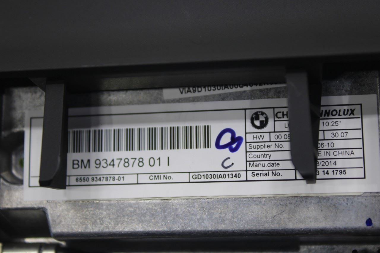 2014-18 BMW X5 xDrive35i Dash Central Information 10.2'' Display Screen 9347878 - Alshned Auto Parts