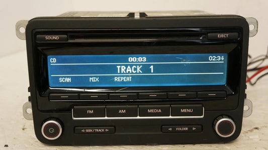 11-14 Volkswagen Jetta AM/FM CD Radio W/ Code 1213 OEM 1K0035164D *ReaD* - Alshned Auto Parts