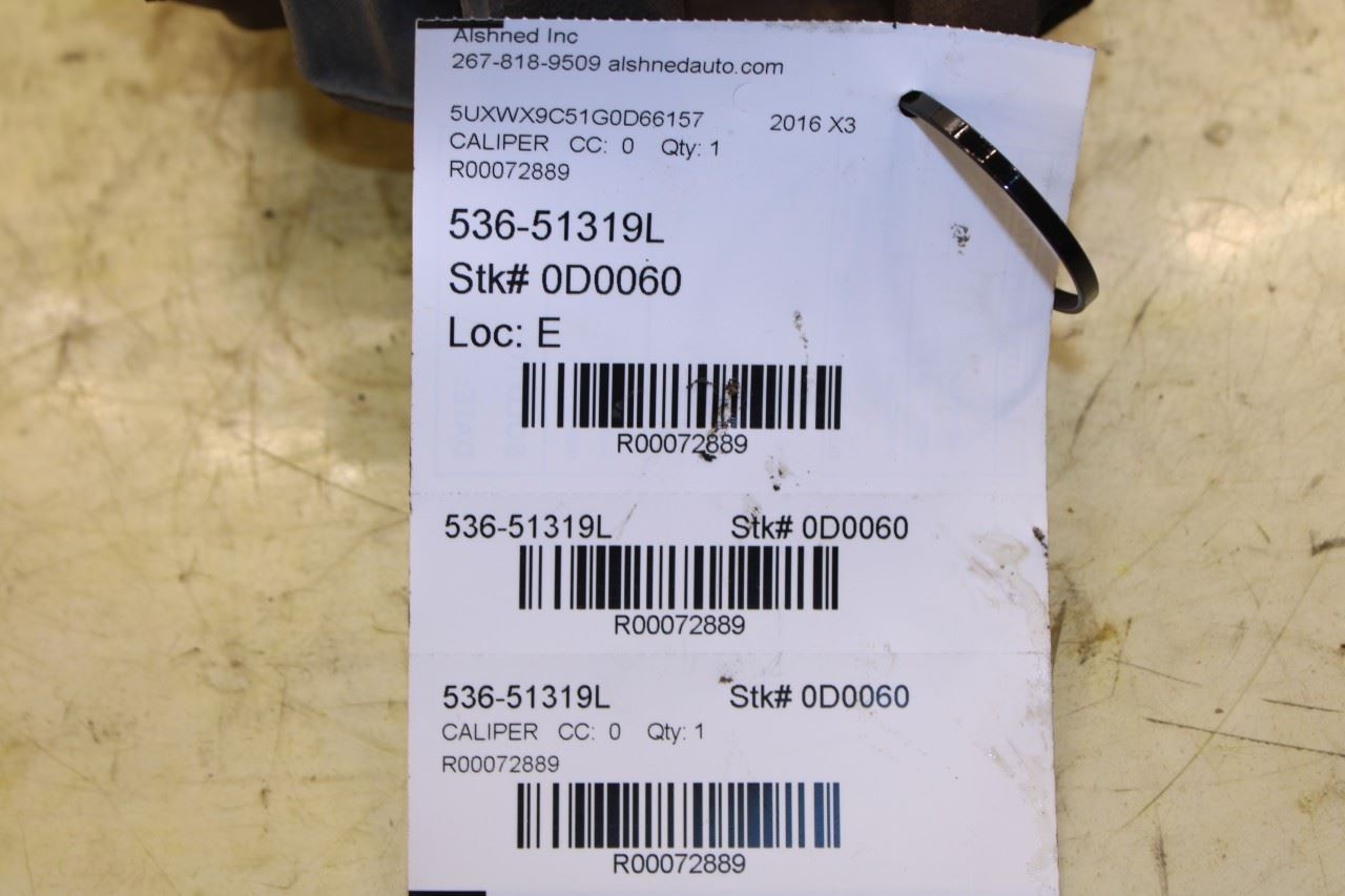 2011-2017 BMW X3 xDrive28i Front Left Driver Side Brake Disc Caliper 34106790921 - Alshned Auto Parts