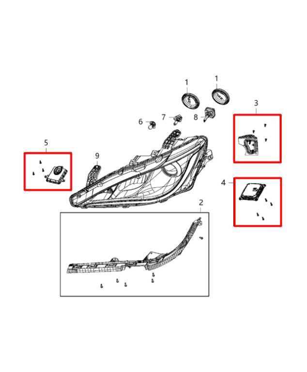 17-20 Chrysler Pacifica Front Left Side HID Headlight Ballast Control Module Set - Alshned Auto Parts