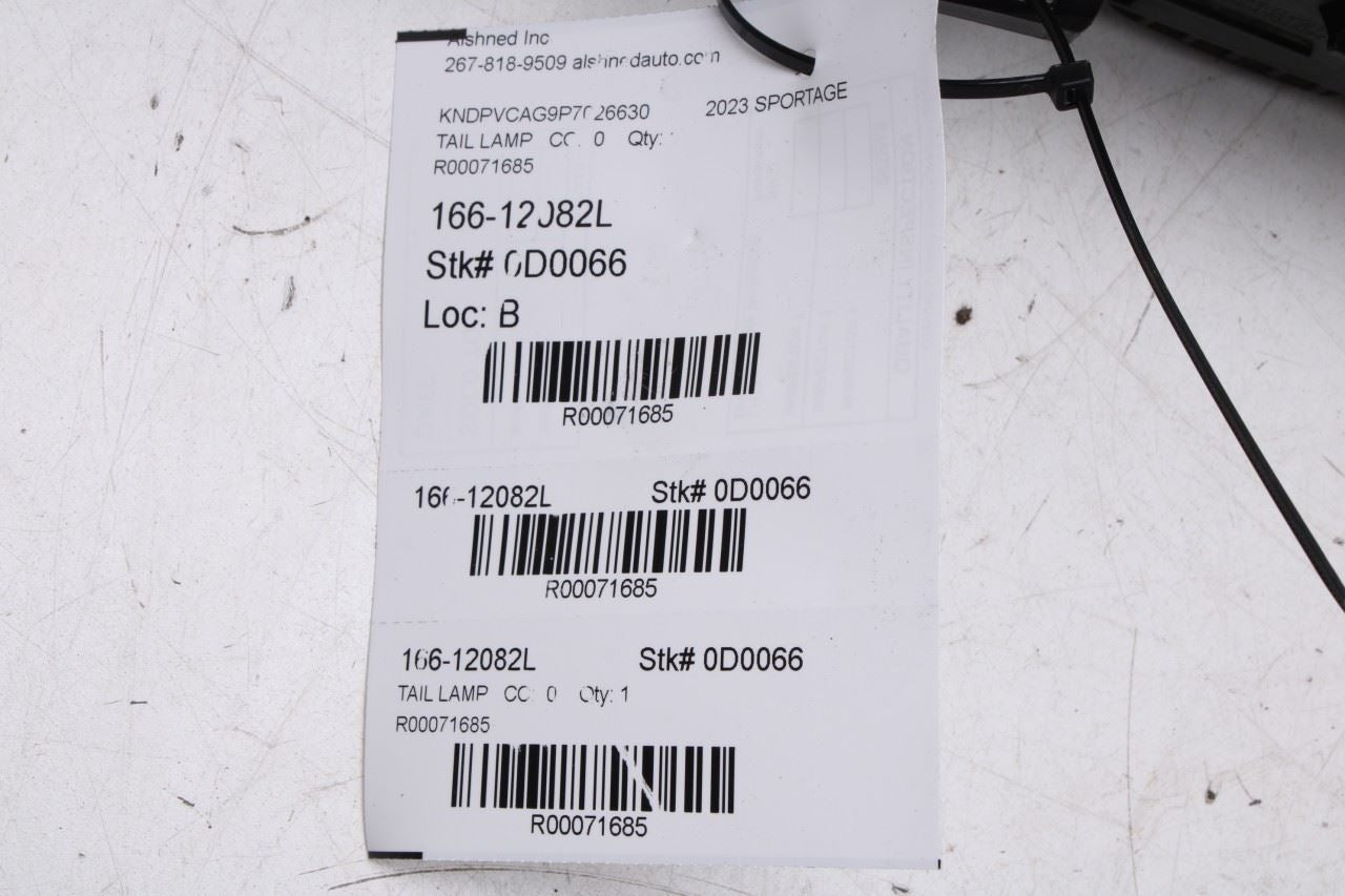 2023-25 Kia Sportage Hybrid EX Rear Left Driver Side Tail Light Lamp 92403-P1000 - Alshned Auto Parts