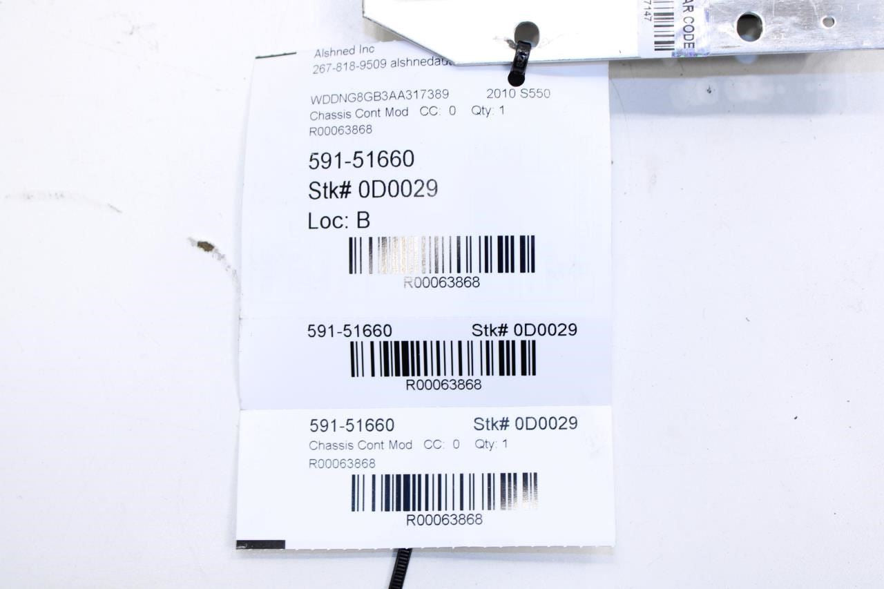 07-2013 Mercedes-Benz S550 Airmatic Air Suspension Control Module 221-540-84-01 - Alshned Auto Parts